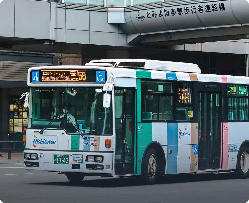 路線バスの写真