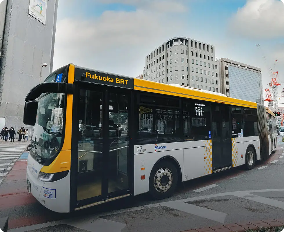 連接バスの写真