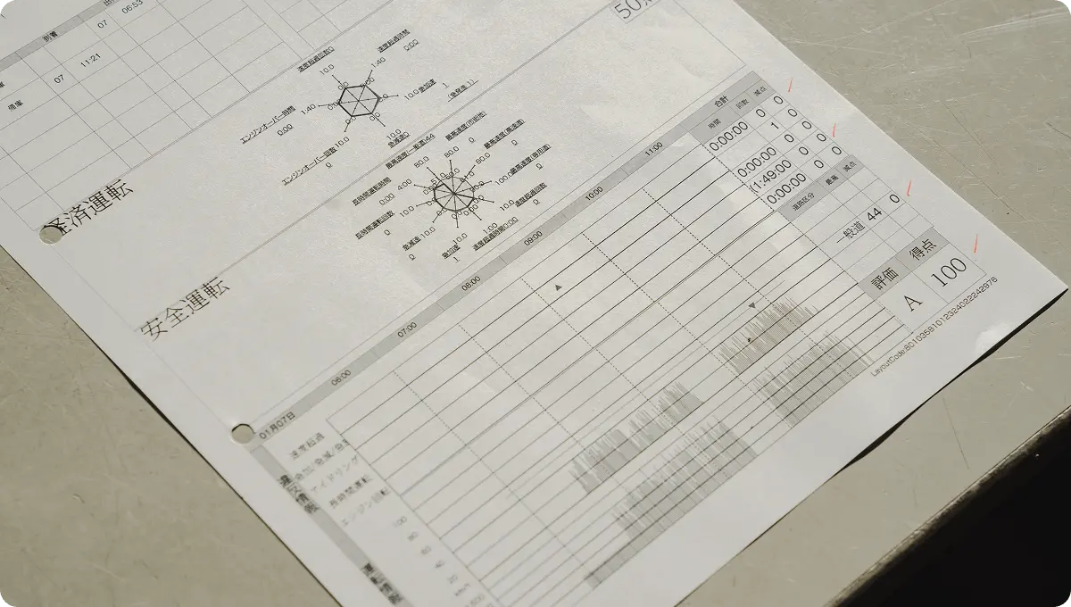 バス停の案内表示端末の写真