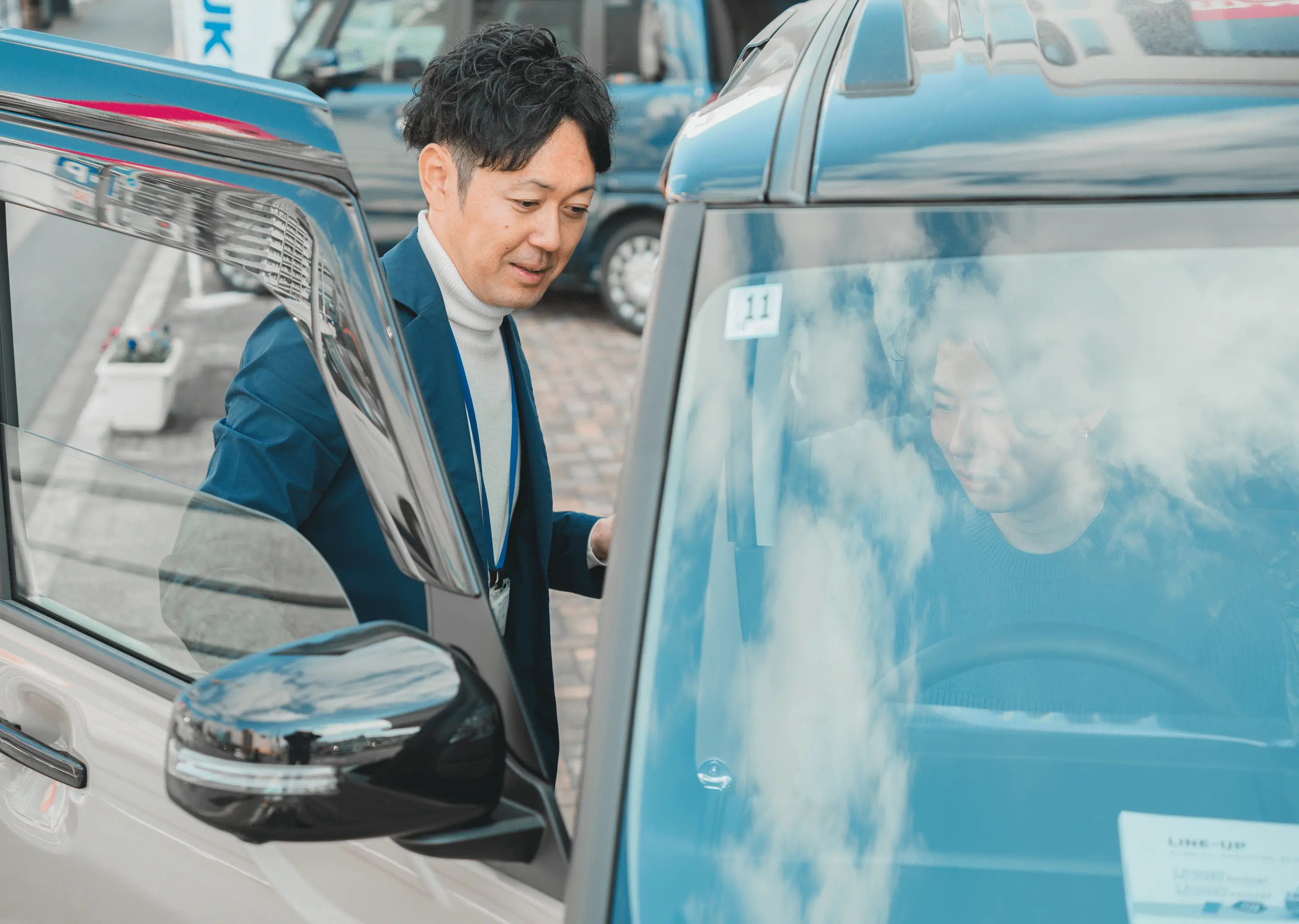 採用に関する整備作業の写真